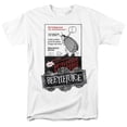 thumbnail image 1 of Beetlejuice Betelgeuse Bio-Exorcist Ad Unisex Adult T Shirt (Small) White, 1 of 6
