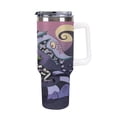 thumbnail image 1 of Beetlejuice Betelgeuse Large Capacity Car Cup, 40oz Stainless Steel Travel Mug With Handle, Double Layer Vacuum Insulated Cup, Coffee Cup , With Lid And Straw, Best Festivals Gift, Halloween Gift, Ch, 1 of 8