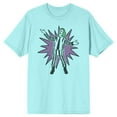 thumbnail image 1 of Beetlejuice Betelgeuse Purple Star Men's Celadon T-shirt-XL, 1 of 3