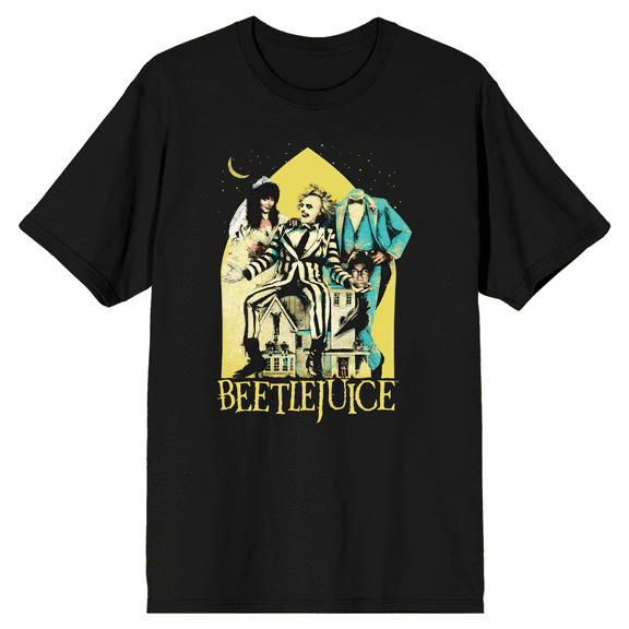 Beetlejuice Black T-Shirt-XXL