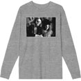 thumbnail image 1 of Beetlejuice Black & White Wedding Screenshot Adult Heather Gray Crew Neck Long Sleeve Tee-XXL, 1 of 3
