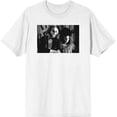 thumbnail image 1 of Beetlejuice Black & White Wedding Screenshot Men's White Crew Neck Short Sleeve Tee-Medium, 1 of 6