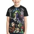 thumbnail image 1 of Beetlejuice Boys Girls T Shirts Cartoon Teens Shirts 3D Graphic Funny Print Shirts for Youth Shirts, 1 of 8