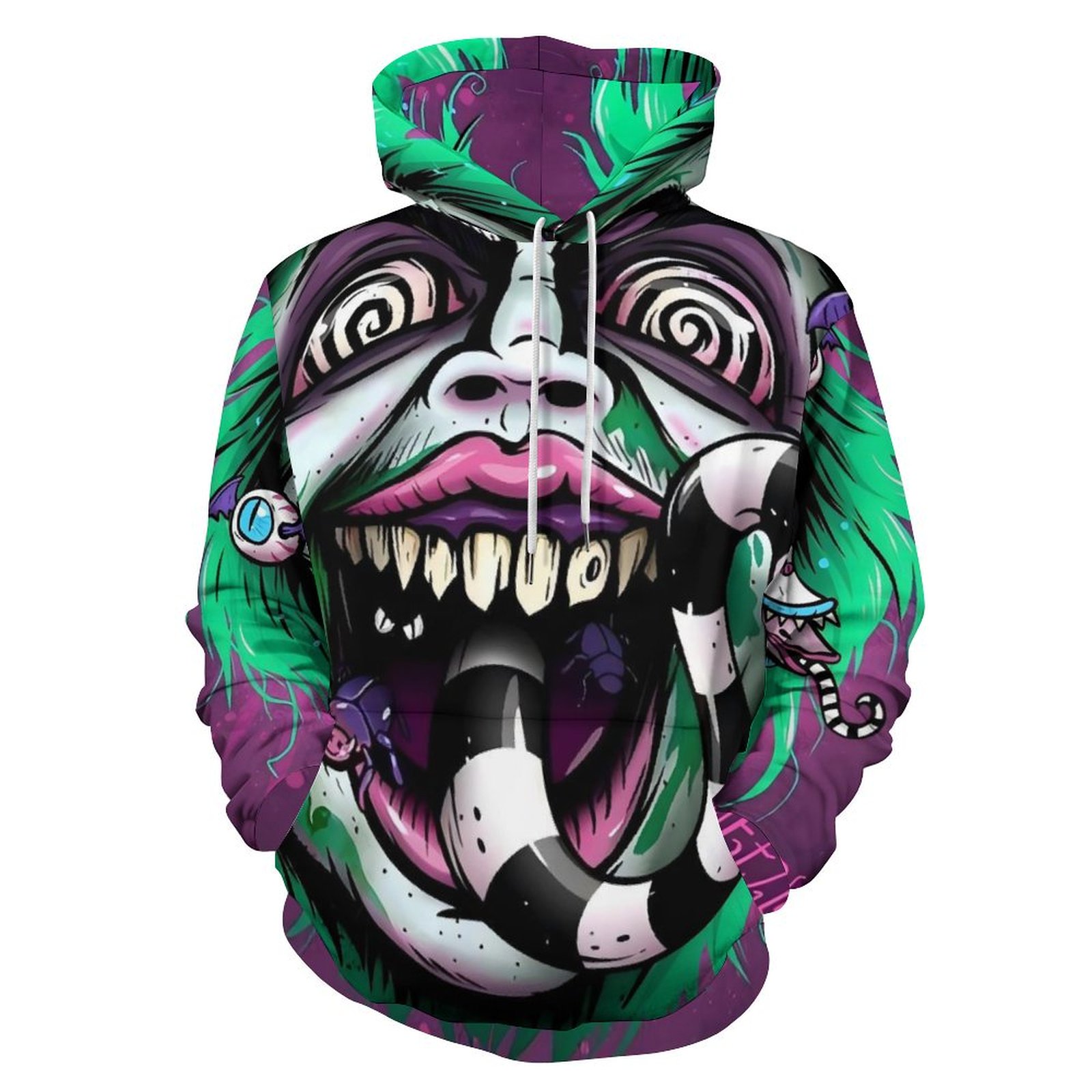 Beetlejuice Cartoon Sweatshirt Anime Hoodie Full Print Suitable for