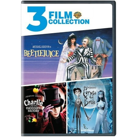 Beetlejuice / Charlie and the Chocolate Factory / Corpse Bride (DVD)