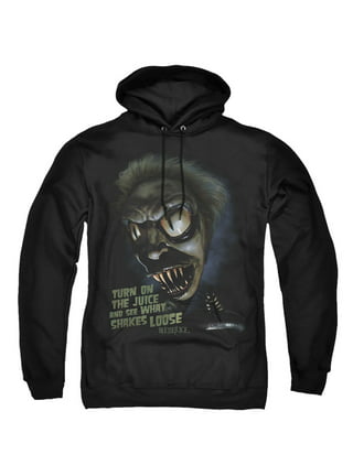 Beetlejuice The Ghost with The Most Men's Olive Green Graphic Hoodie-XXL