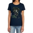 thumbnail image 1 of Beetlejuice Chucks Daughter Women's T Shirt, Navy, Small, 1 of 6