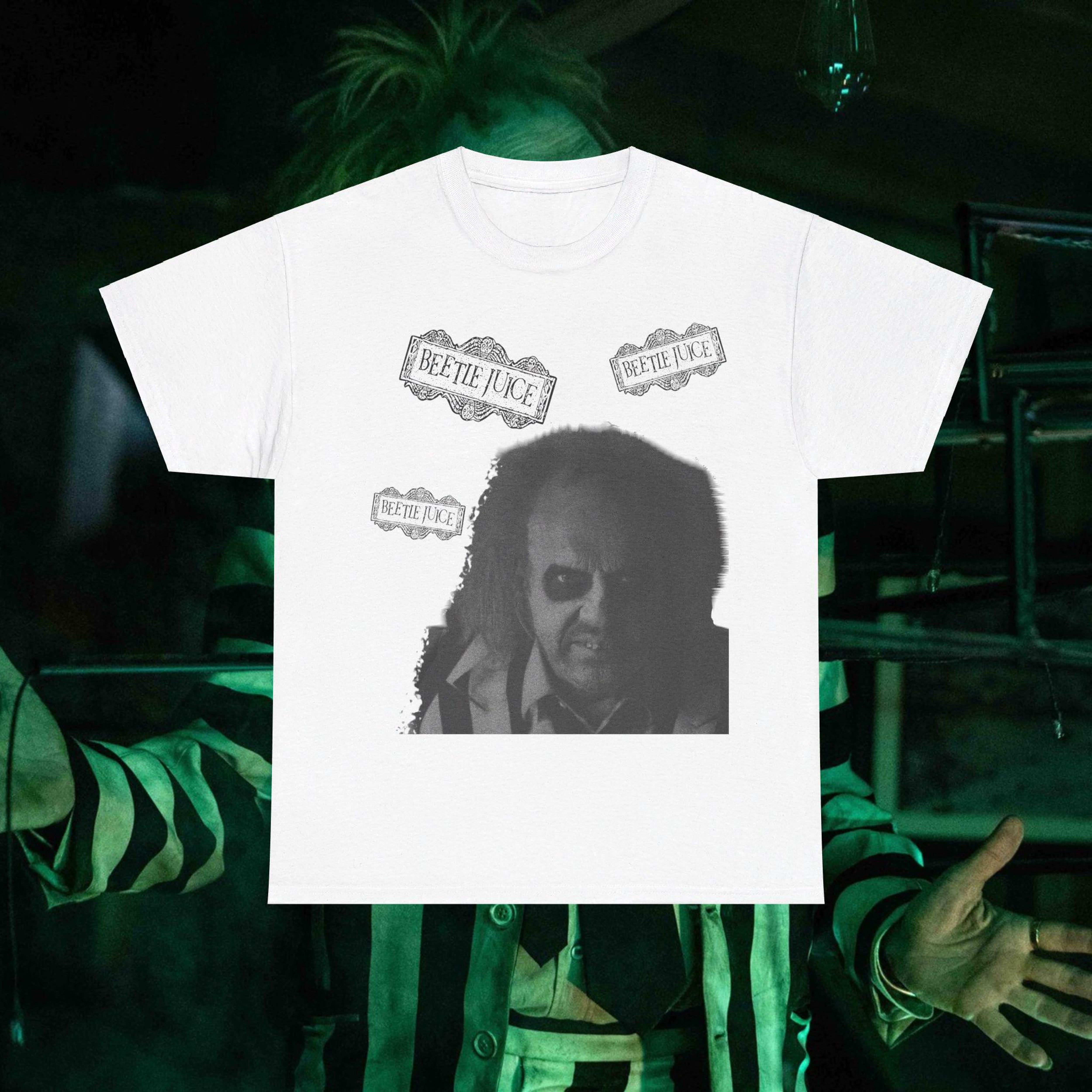 Beetlejuice Classic Horror Movie TShirt, Tim Burton, Michael Keaton