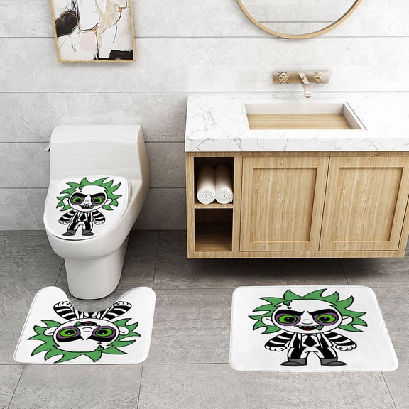 Beetlejuice Classic Three Piece Set With Water Absorption And Anti Slip Properties