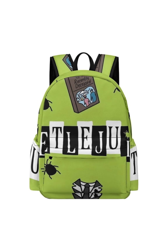Beetlejuice Cute Anime Travel And Hiking Backpack 42x30x15cm