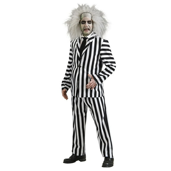 Beetlejuice Deluxe Costume for Adults, Men's XL
