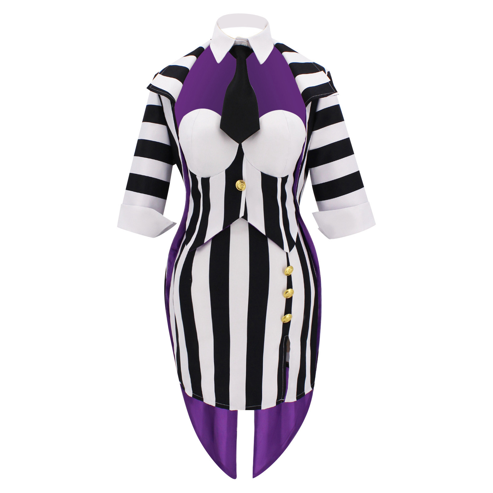 Beetlejuice Dress Halloween Outfits Adult, Beetlejuice Outfit Clothes ...