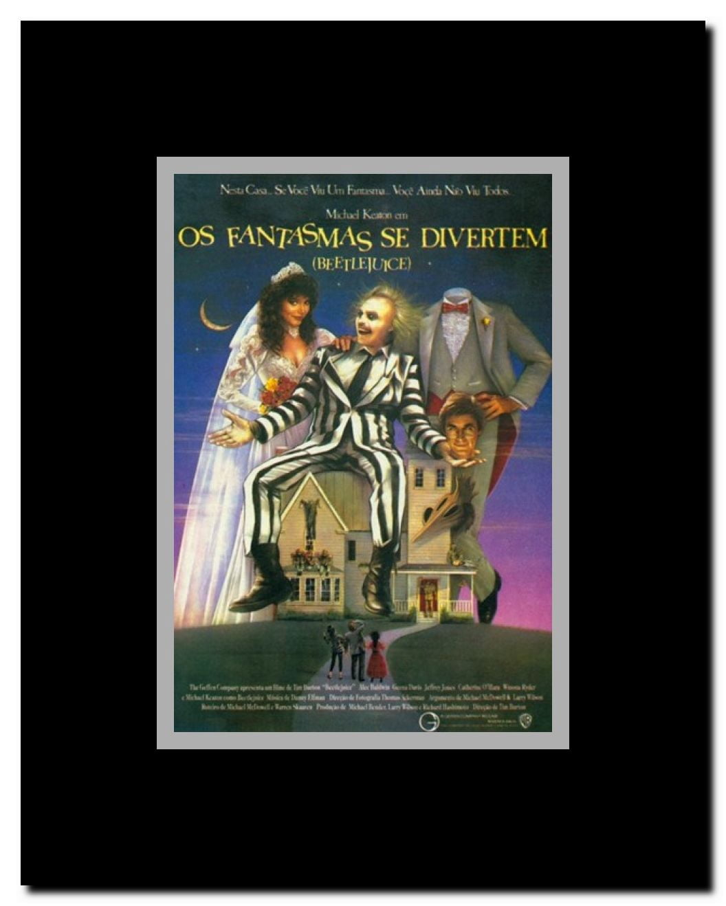 Beetlejuice Framed Movie Poster