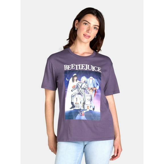 Beetlejuice Graphic Short Sleeve T-Shirt, Women's