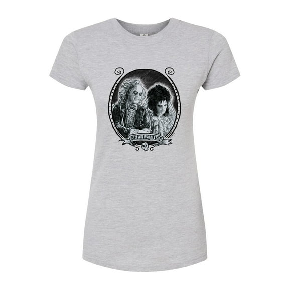 Beetlejuice - Graphite Beetlejuice - Juniors Fitted Graphic T-Shirt