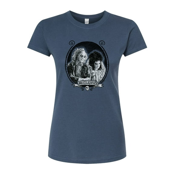 Beetlejuice - Graphite Beetlejuice - Juniors Fitted Graphic T-Shirt