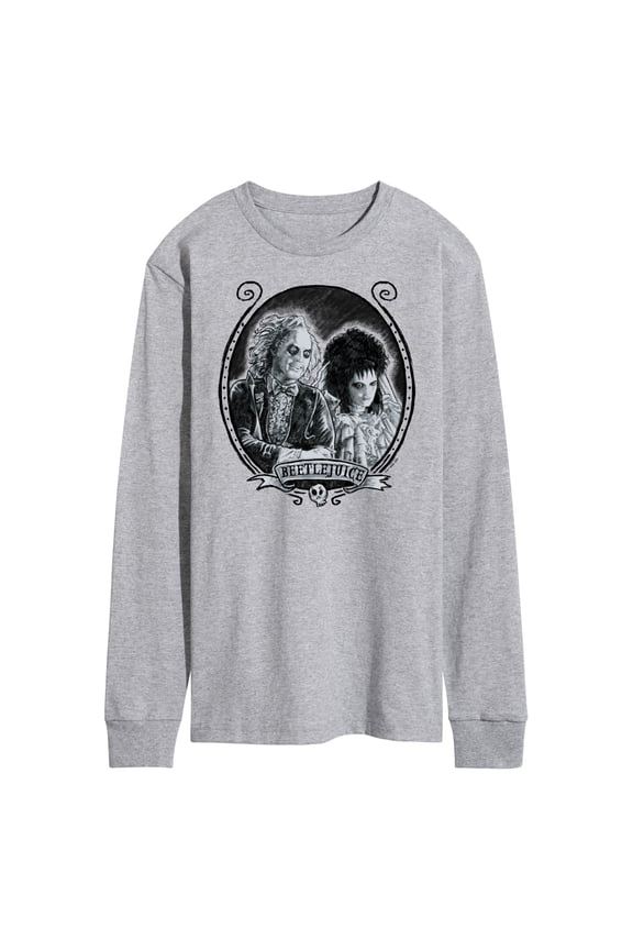 - Graphite Beetlejuice - Men's Long Sleeve T-Shirt