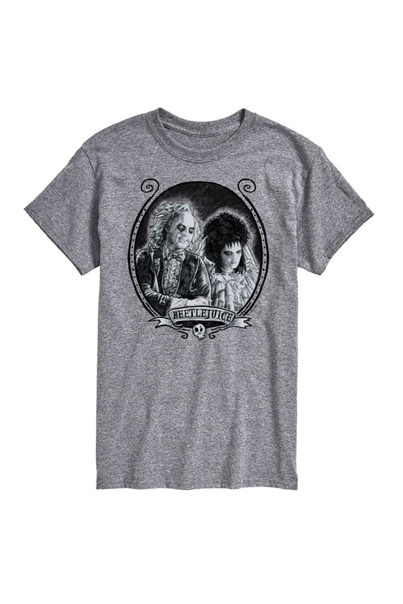 - Graphite Beetlejuice - Men's Short Sleeve Graphic T-Shirt