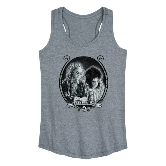 Beetlejuice - Graphite Beetlejuice - Women's Racerback Tank