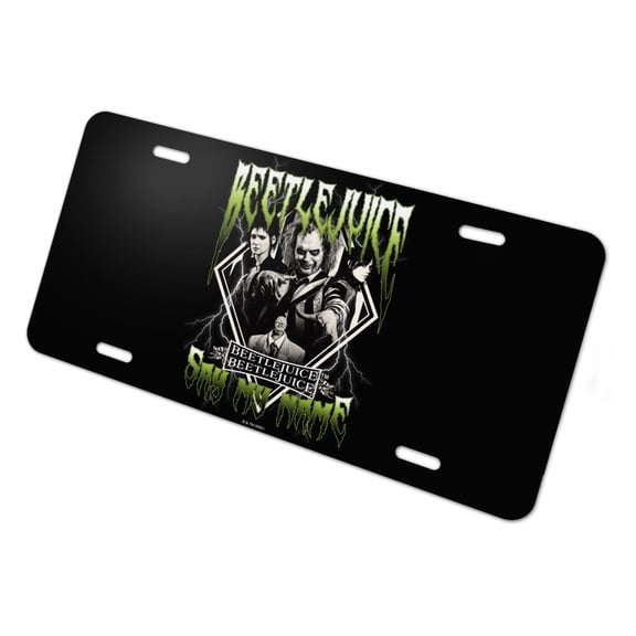 Beetlejuice Group Band Novelty License Plate