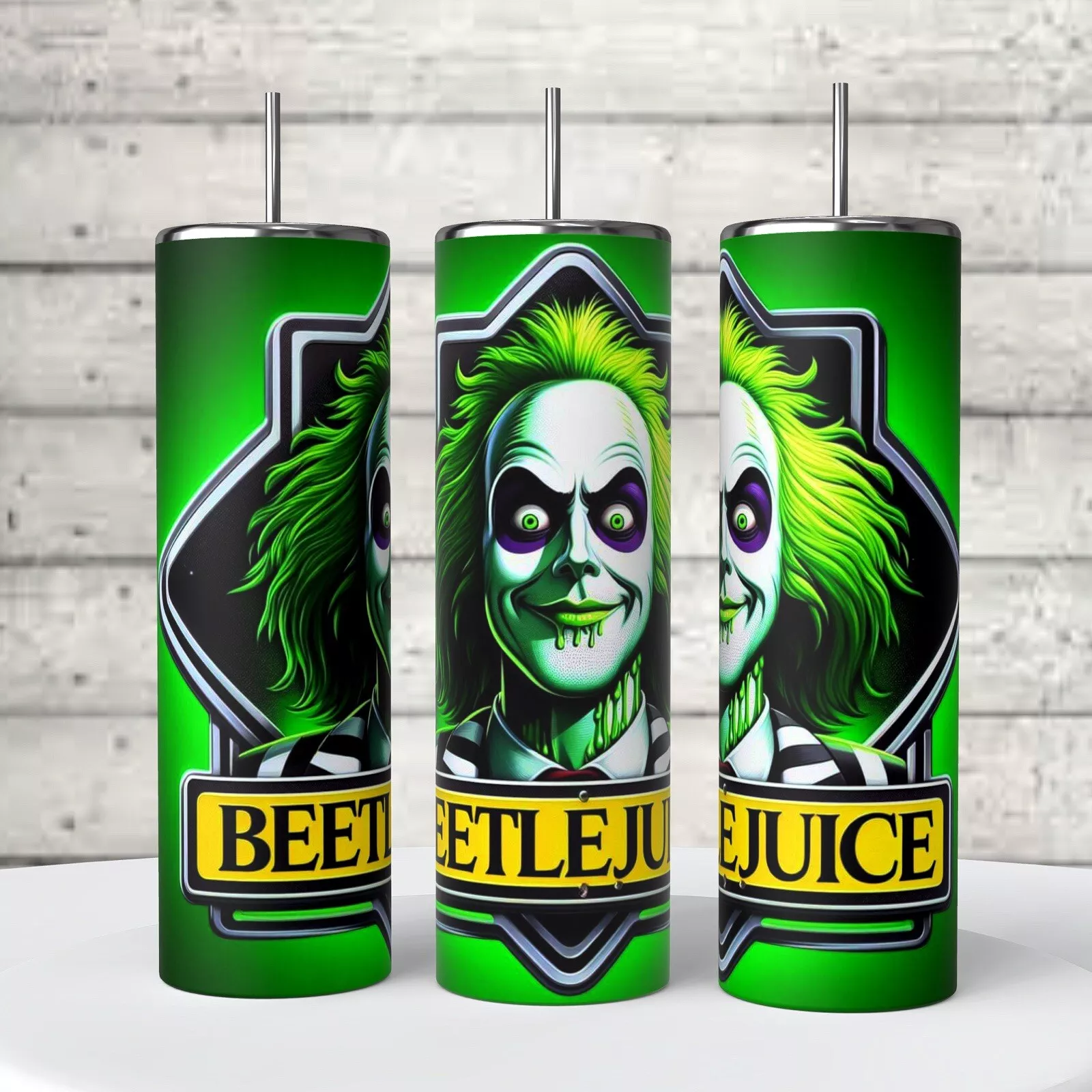 Beetlejuice Halloween 20 Oz Tumbler coffee Cup