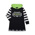 thumbnail image 1 of Beetlejuice Halloween Cosplay Hoodie Dress with Long Sleeves, Sizes 4-12, 1 of 13