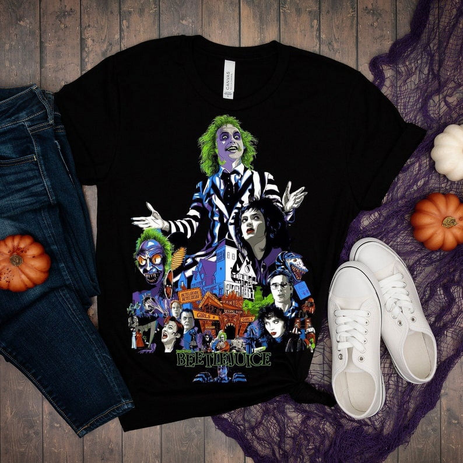 Beetlejuice Halloween TShirt, Vintage Horror Movie Shirt, Vintage