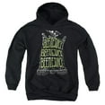 thumbnail image 1 of Beetlejuice Headstone Name Kids Pull-Over Hoodie (Small) for Youth Boys and Girls, Black, 1 of 5