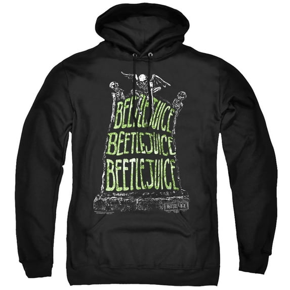 Beetlejuice Headstone Name Unisex Adult Pull-Over Hoodie,Headstone Name, Small