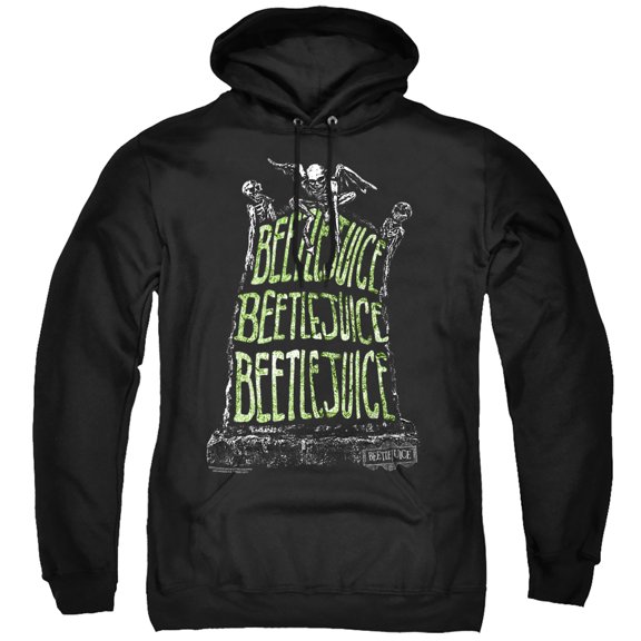 Beetlejuice Headstone Name Unisex Adult Pull-Over Hoodie,Headstone Name, X-Large