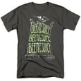 thumbnail image 1 of Beetlejuice Headstone Name Unisex Adult T-Shirt, Charcoal, 3X-Large, 1 of 6