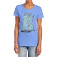 thumbnail image 1 of Beetlejuice Headstone Name Women's T Shirt,Carolina Blue, 2X-Large, 1 of 6