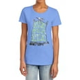 thumbnail image 1 of Beetlejuice Headstone Name Women's T Shirt,Carolina Blue, Large, 1 of 6