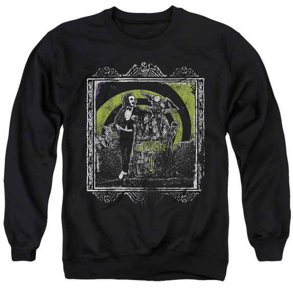 Beetlejuice - Here Lies - Crewneck Sweatshirt - Medium