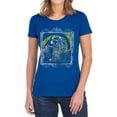 thumbnail image 1 of Beetlejuice Here Lies Women's T Shirt, Royal, Medium, 1 of 6