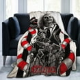 Beetlejuice Horror Throw Blanket, Ultra Soft Cozy Luxury Fleece Blanket