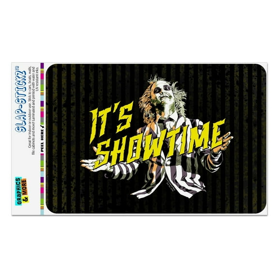 Beetlejuice It's Showtime Home Business Office Sign