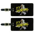 thumbnail image 1 of Beetlejuice It's Showtime Luggage ID Tags Suitcase Carry-On Cards - Set of 2, 1 of 6