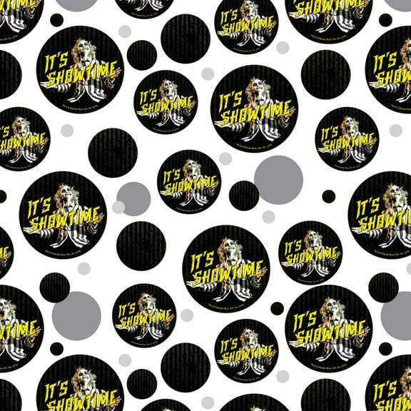 Beetlejuice It's Showtime Premium Gift Wrap Wrapping Paper Roll