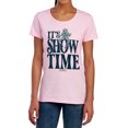 thumbnail image 1 of Beetlejuice Its Showtime Text Women's T Shirt,Pink, 2X-Large, 1 of 6