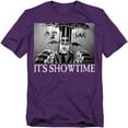 thumbnail image 1 of Beetlejuice Its Showtime Unisex Adult T-Shirt, Purple, 2X-Large, 1 of 7