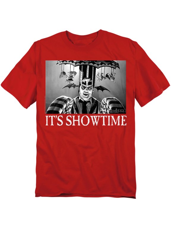 Its Showtime Unisex Adult T-Shirt, Red, Large
