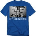 thumbnail image 1 of Beetlejuice Its Showtime Unisex Adult T-Shirt, Royal, Medium, 1 of 6