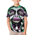 thumbnail image 1 of Beetlejuice Kid Shirts Unisex Casual Tops 3D Print Graphic Tees Short Sleeve T Shirts for Boys Girls 100CM, 1 of 8