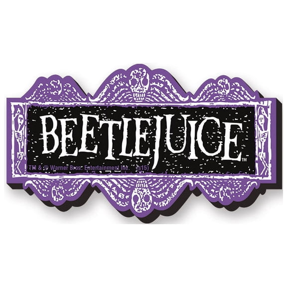 Beetlejuice Logo Funky Chunky Magnet