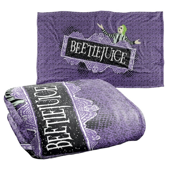 Beetlejuice Logo Silky Touch Super Soft Throw Blanket 36' x 58',Logo