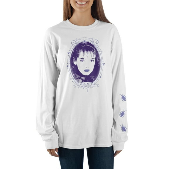 Beetlejuice Lydia Deetz Long Sleeve Tee Shirt-Small