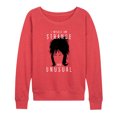 thumbnail image 1 of Beetlejuice - Lydia Strange Unusual - Women's Lightweight French Terry Pullover, 1 of 1