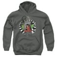 thumbnail image 1 of Beetlejuice Lydia With Worms Kids Pull-Over Hoodie (Medium) for Youth Boys and Girls, Charcoal, 1 of 5