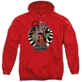 thumbnail image 1 of Beetlejuice Lydia With Worms Unisex Adult Pull-Over Hoodie,Red, Small, 1 of 6